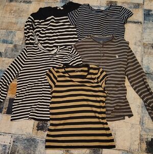 Bundle Of Striped Shirts